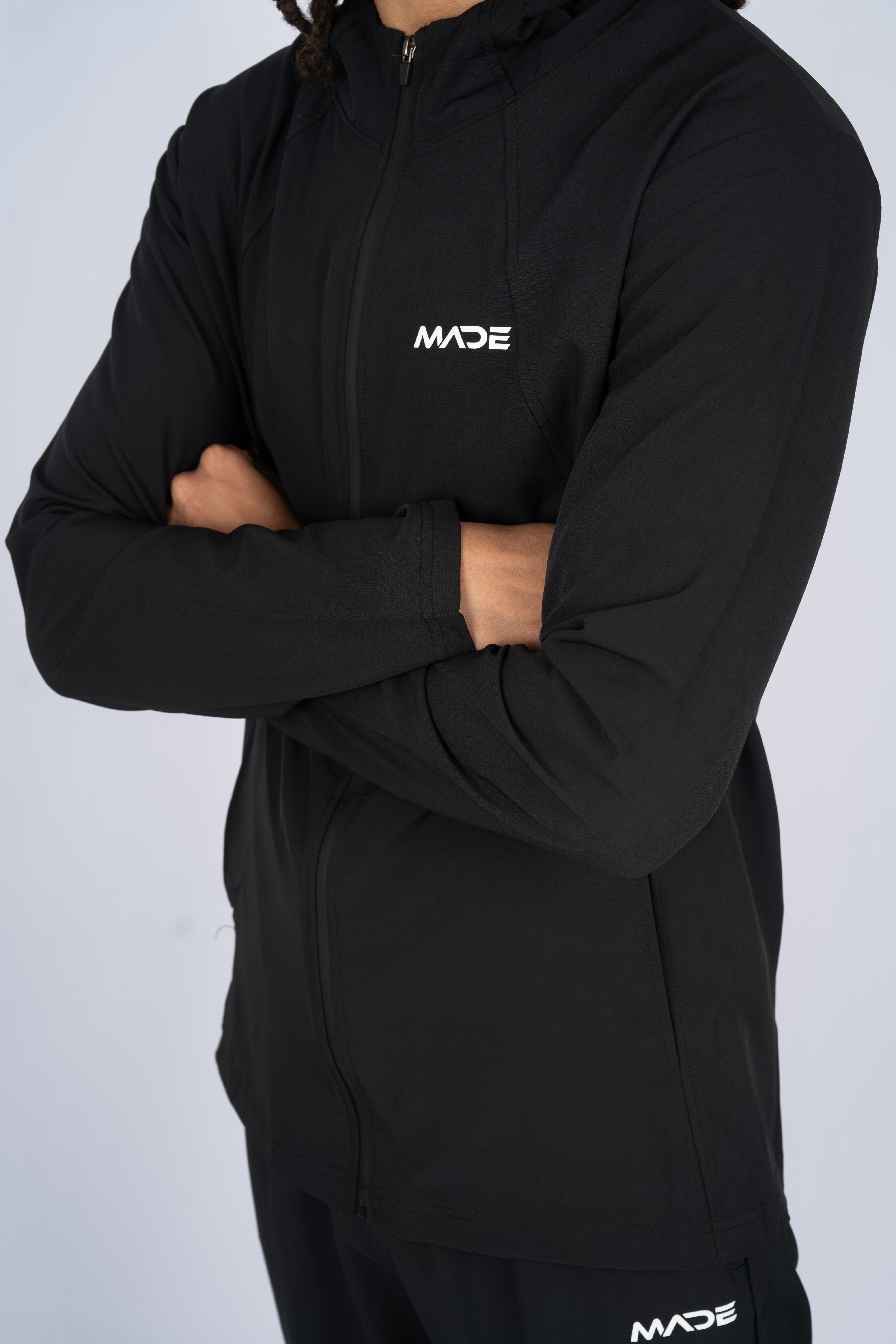 Made active zip up