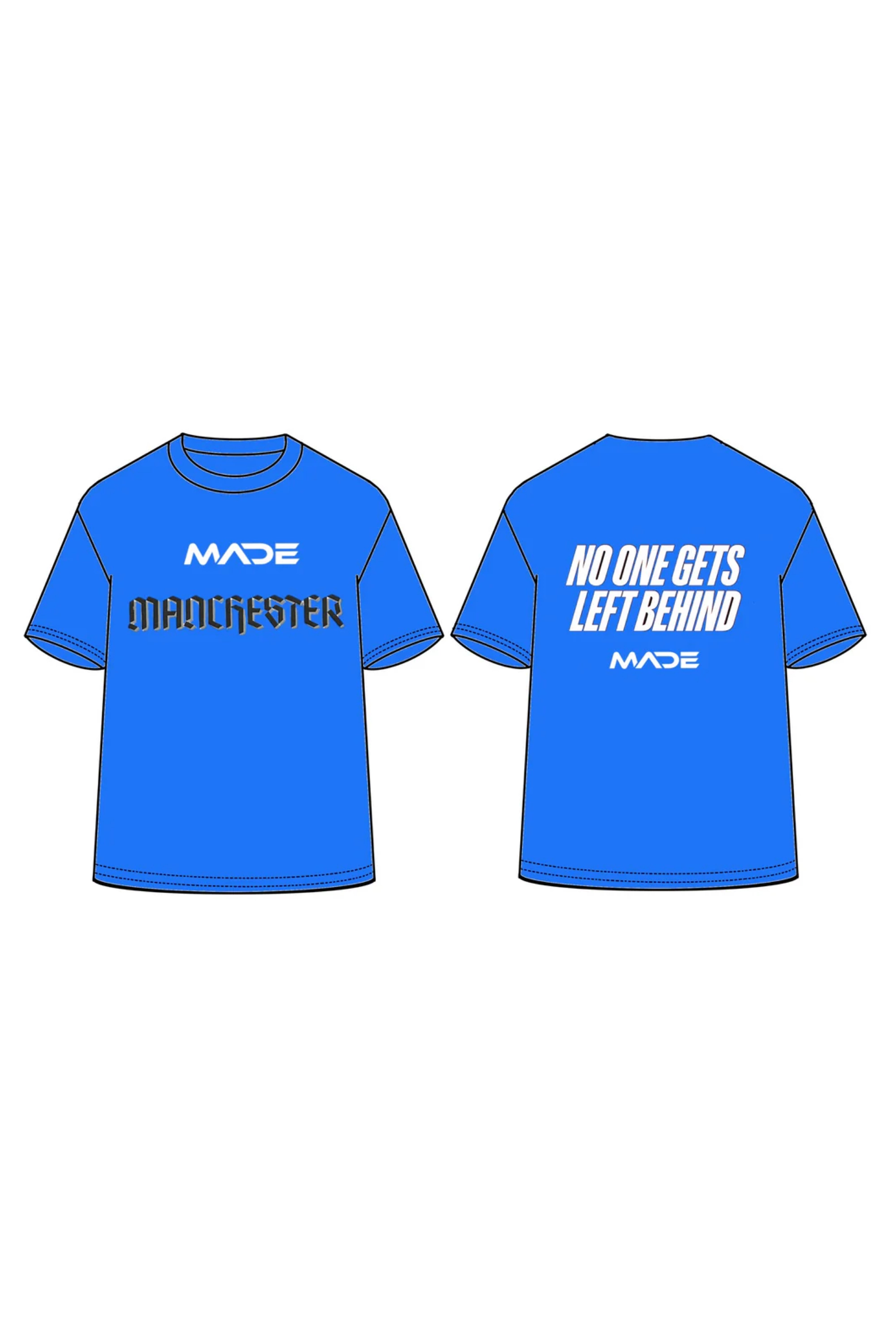 Blue Made Marathon T shirt