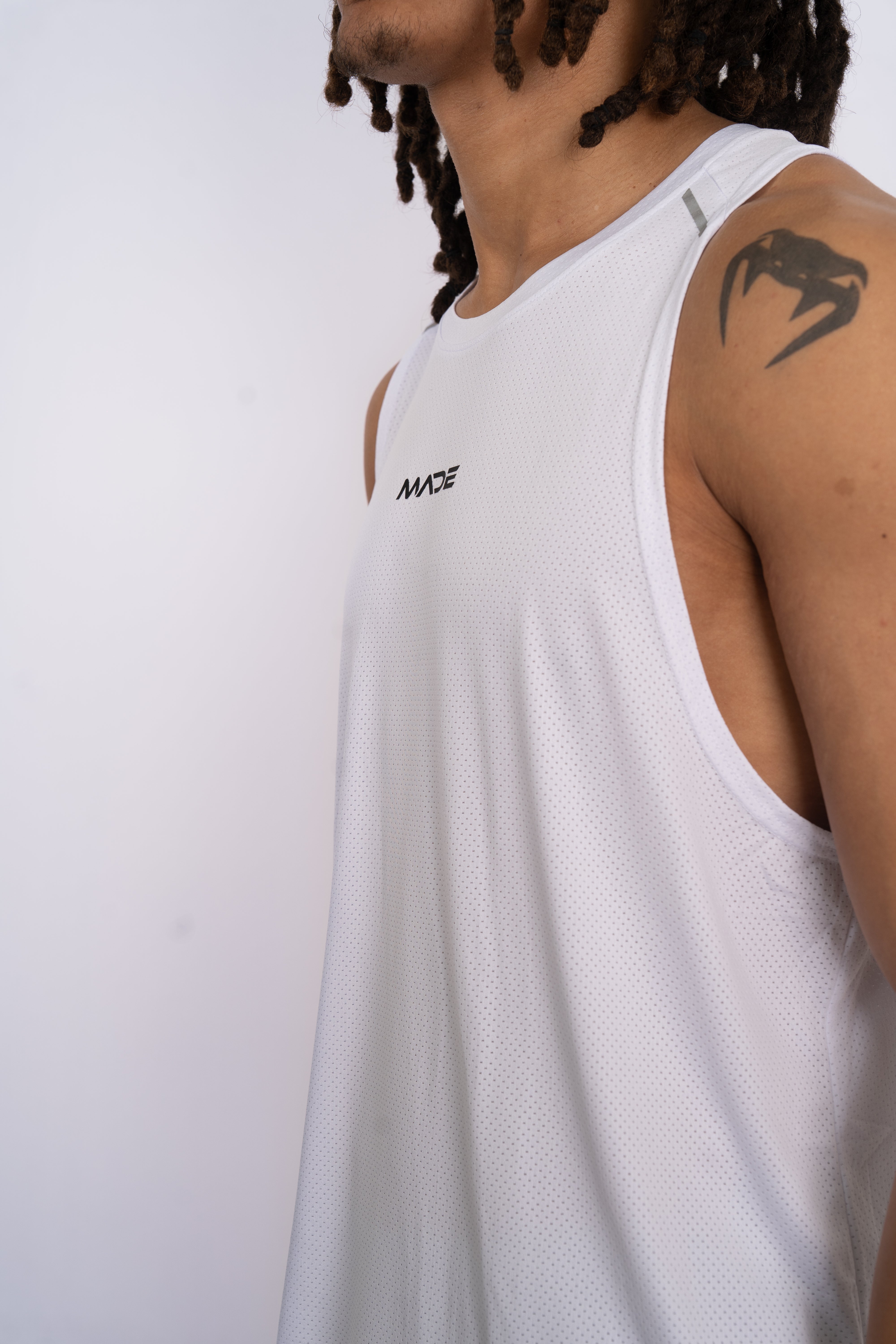 Made mesh performance tank