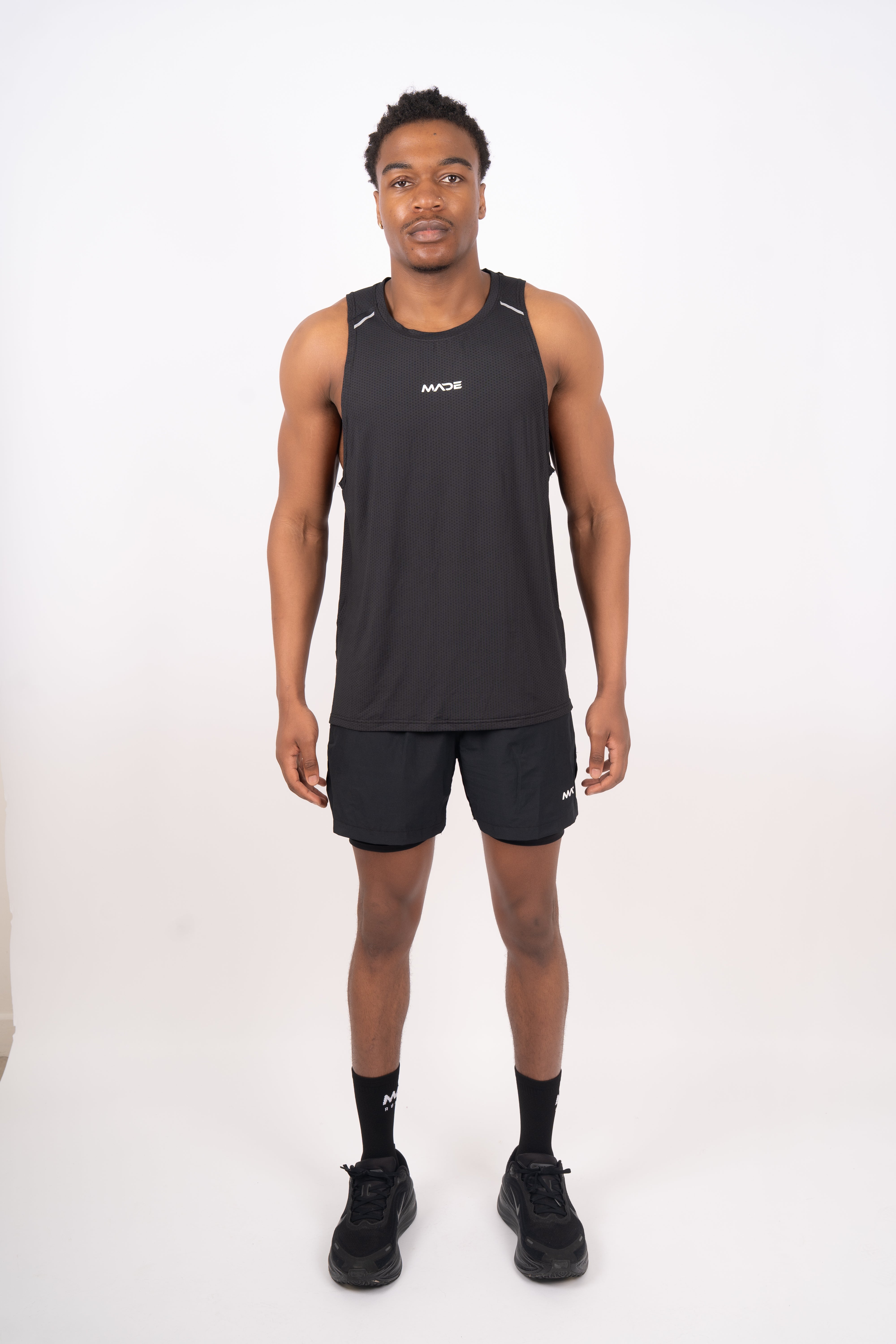 Made mesh performance tank