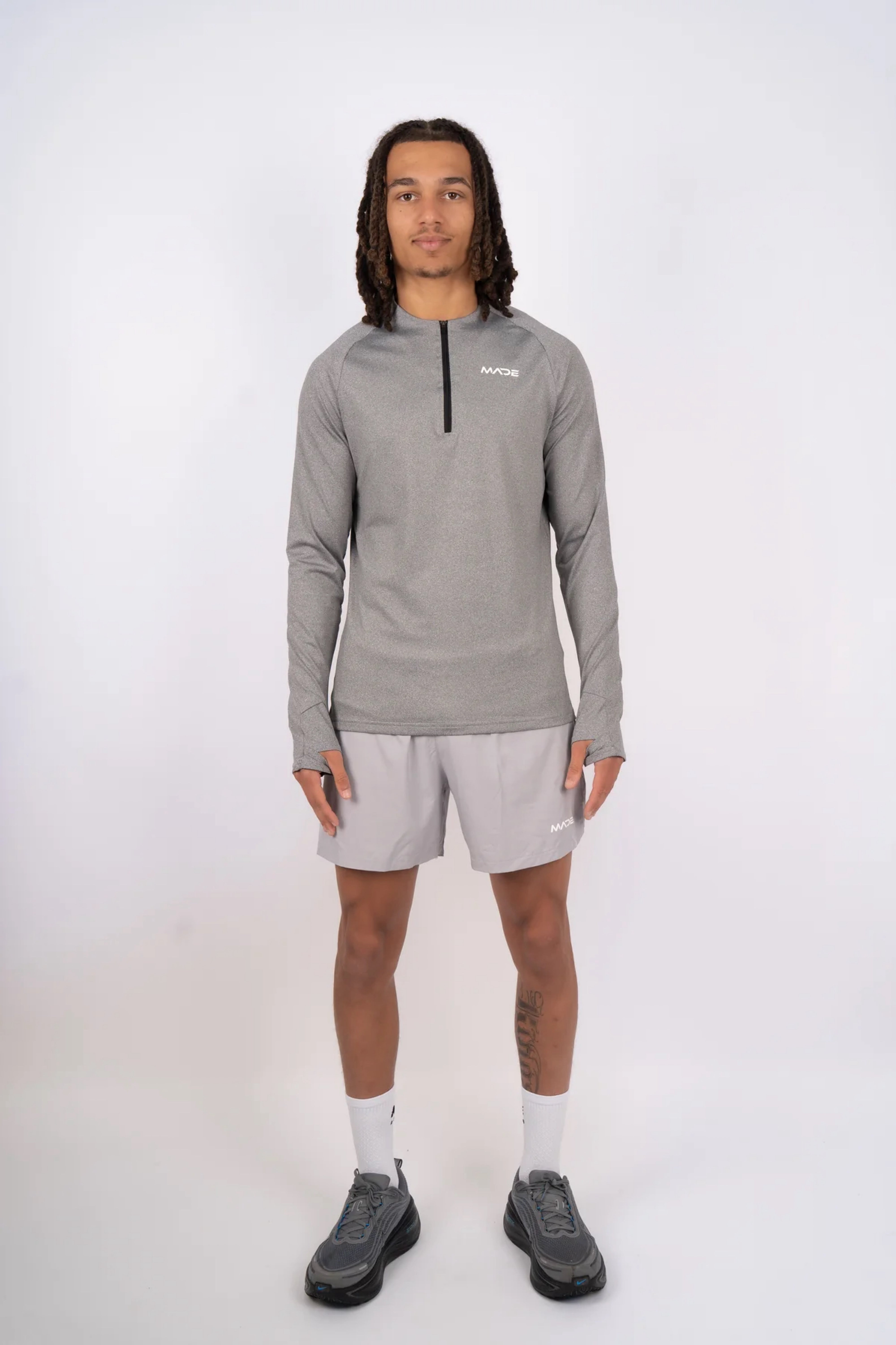 QUARTER ZIP SLIM FIT LONG SLEEVE